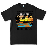 Black sunrise sunburn sunset repeat Premium Tee - JahusDesignShop