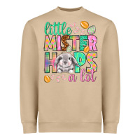 Mushroom Little mister hops a lot Easter Day Heavyweight Sweatshirt - HowdyJamesFarm