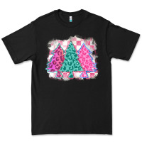 Black christmas leopard trees Premium Tee - MaliasSmallBusiness