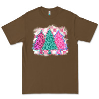 Cacao christmas leopard trees Premium Tee - MaliasSmallBusiness