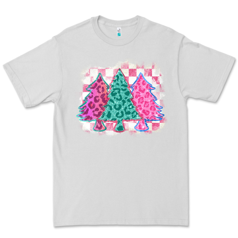 Christmas Leopard Trees Premium Tee by MaliasSmallBusiness | Teevron