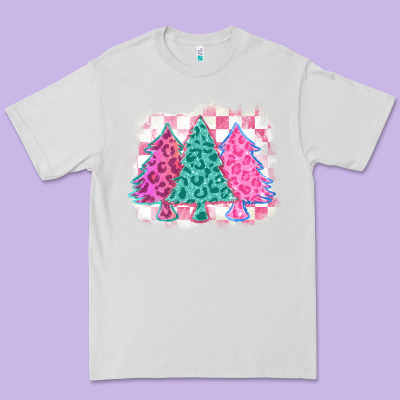 Christmas Leopard Trees Premium Tee Designed By Maliassmallbusiness