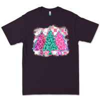 Plum christmas leopard trees Premium Tee - MaliasSmallBusiness