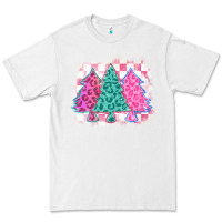 White christmas leopard trees Premium Tee - MaliasSmallBusiness