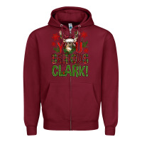 Burgundy you serious clark with deer bbs Zipper Hoodie - BundleAndBundleShop