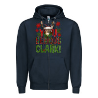 Navy you serious clark with deer bbs Zipper Hoodie - BundleAndBundleShop