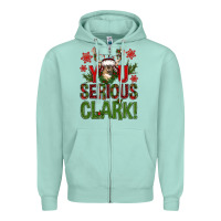 Seafoam you serious clark with deer bbs Zipper Hoodie - BundleAndBundleShop