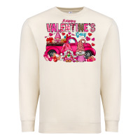Sandshell Happy Valentines Day Premium Sweatshirt - CowhideDigitalArt