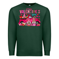 Sports Green Happy Valentines Day Premium Sweatshirt - CowhideDigitalArt