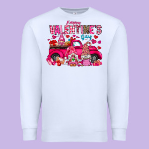 Happy Valentines Day Premium Sweatshirt Designed By Cowhidedigitalart