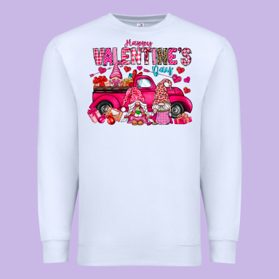 Happy Valentines Day Premium Sweatshirt Designed By Cowhidedigitalart