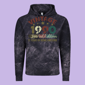 Vintage 1990 Limited Edition 31 Years Of Being Awesome Vintage Hoodie Designed By Bettercallsaul
