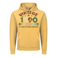 Vintage Mustard Vintage 1990 Limited Edition 31 Years Of Being Awesome Vintage Hoodie - Bettercallsaul