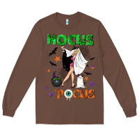 Chestnut Happy Halloween Long Sleeve Tee - NancyCooperArtShop