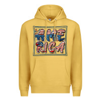 Antique Gold America Premium Hoodie - FaDigitalArtStudio