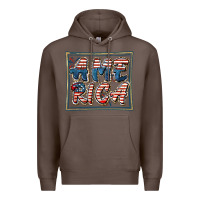 Coffee America Premium Hoodie - FaDigitalArtStudio