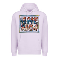 Lilac America Premium Hoodie - FaDigitalArtStudio