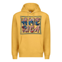 Mustard America Premium Hoodie - FaDigitalArtStudio
