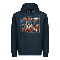 Navy America Premium Hoodie - FaDigitalArtStudio