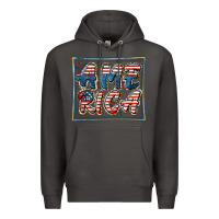 Smoke America Premium Hoodie - FaDigitalArtStudio