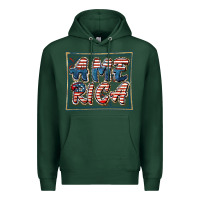 Sports Green America Premium Hoodie - FaDigitalArtStudio