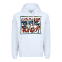 White America Premium Hoodie - FaDigitalArtStudio