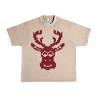 French Oak Christmas Deer Ugly Urban Heavy Tee - Bettercallsaul