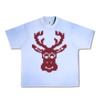 Grape Ice Christmas Deer Ugly Urban Heavy Tee - Bettercallsaul