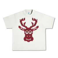 Pistachio Christmas Deer Ugly Urban Heavy Tee - Bettercallsaul