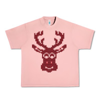 Salmon Christmas Deer Ugly Urban Heavy Tee - Bettercallsaul