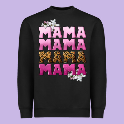 Mama Mama Mama Mama Mother's Day Heavyweight Sweatshirt Designed By Cowgirlartshop