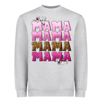 Heather Grey Mama Mama Mama Mama Mother's Day Heavyweight Sweatshirt - CowGirlArtShop