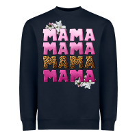Navy Mama Mama Mama Mama Mother's Day Heavyweight Sweatshirt - CowGirlArtShop