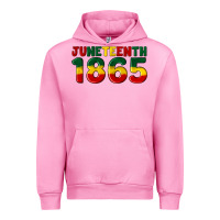 Fuchsia Pink juneteenth 1865 Urban Hoodie - Artiststas