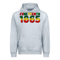 Heather Grey juneteenth 1865 Urban Hoodie - Artiststas