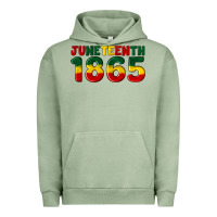Pigment Oil Green juneteenth 1865 Urban Hoodie - Artiststas
