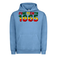 Pigment Pebble Blue juneteenth 1865 Urban Hoodie - Artiststas