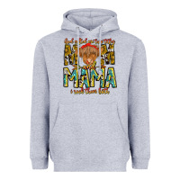 Heather Grey God Gifted Me Two Titles And Mama i Rock Them Both Heavyweight Hoodie - CowhideDigitalArt