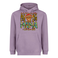 Lavender God Gifted Me Two Titles And Mama i Rock Them Both Heavyweight Hoodie - CowhideDigitalArt