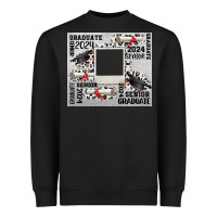 Black senior 2024 customizable Heavyweight Sweatshirt - CowGirlArtShop