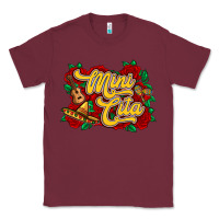 Burgundy Mini cita Classic Tee - RanaPortraitStore