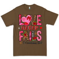 Cacao love never fails i corintians 13 8 Premium Tee - NancyCooperArtShop