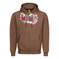 Chestnut Mother's Day mama Zipper Hoodie - FaDigitalArtStudio