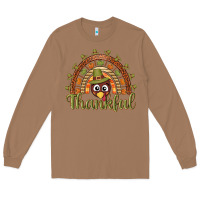 Toasted Coconut Turkey rainbow thankful thanksgiving Long Sleeve Tee - NancyCooperArtShop