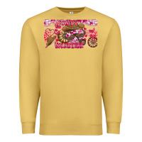 Antique Gold Howdy Valentine Premium Sweatshirt - CowhideDigitalArt