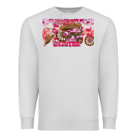 Dove Grey Howdy Valentine Premium Sweatshirt - CowhideDigitalArt