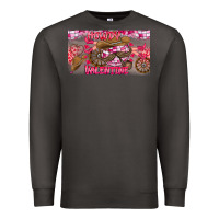 Smoke Howdy Valentine Premium Sweatshirt - CowhideDigitalArt