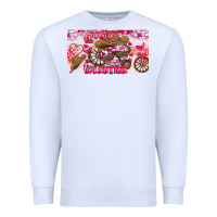 White Howdy Valentine Premium Sweatshirt - CowhideDigitalArt