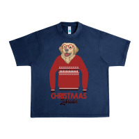 Navy Christmas Labrador Urban Heavy Tee - Bettercallsaul
