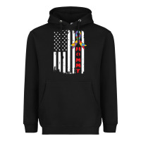 Black lil autism mom Heavyweight Hoodie - CowhideDigitalArt